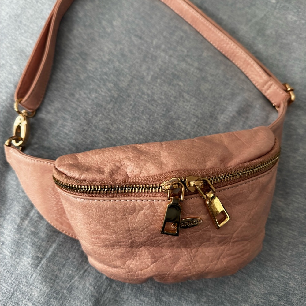 Pink Leather Women's Bag